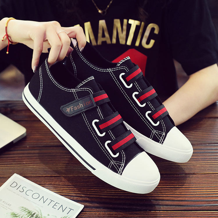 帆布鞋男青年一脚蹬懒人鞋春季无鞋带鞋子韩版潮流百搭不系带2025,流行男鞋,帆布鞋,淘宝优惠券,粉丝福利购,淘宝优惠卷