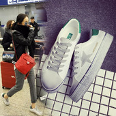 女2026新款 子网红同款 韩版 星星小脏鞋 百搭脏脏鞋 学生做旧鞋 小白鞋