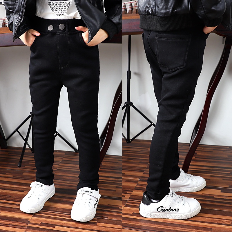 男女童裤弹力修身2022秋冬新款