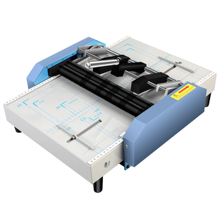 古德骑马钉装订机电动订折机A3全自动订折一体机A4钉折机铜版纸书本压痕机说明书中缝折纸机器折页机订书机