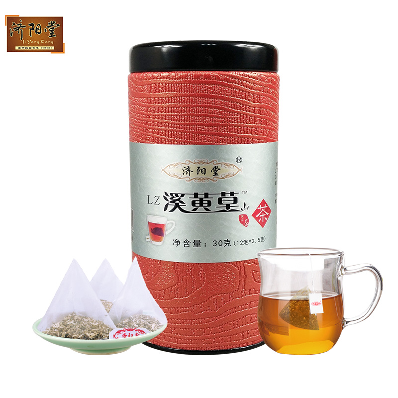 济阳堂 灵之溪黄草袋泡茶 三角冲泡配方凉茶料包广东溪王草茶罐装