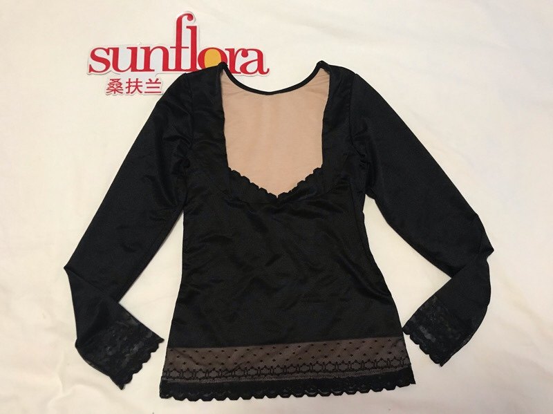 桑扶兰女式长袖保暖托胸束身衣kbe07