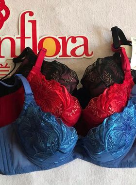 桑扶兰薄杯夏季可加插片侧收聚拢型文胸AZE55【BC罩杯】