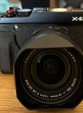 新款金属适用于富士XF 18-55mm f2.8-4 R LM OIS镜头 遮光罩