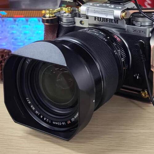新款金属富士16-55镜头 XF16-55mmF2.8 R LM WR 一代遮光罩