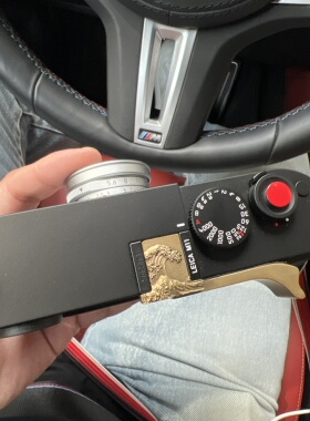 新款定制莱徕卡Leica M240 mp M11 Qn6m8mpm246大M指柄热靴保护盖