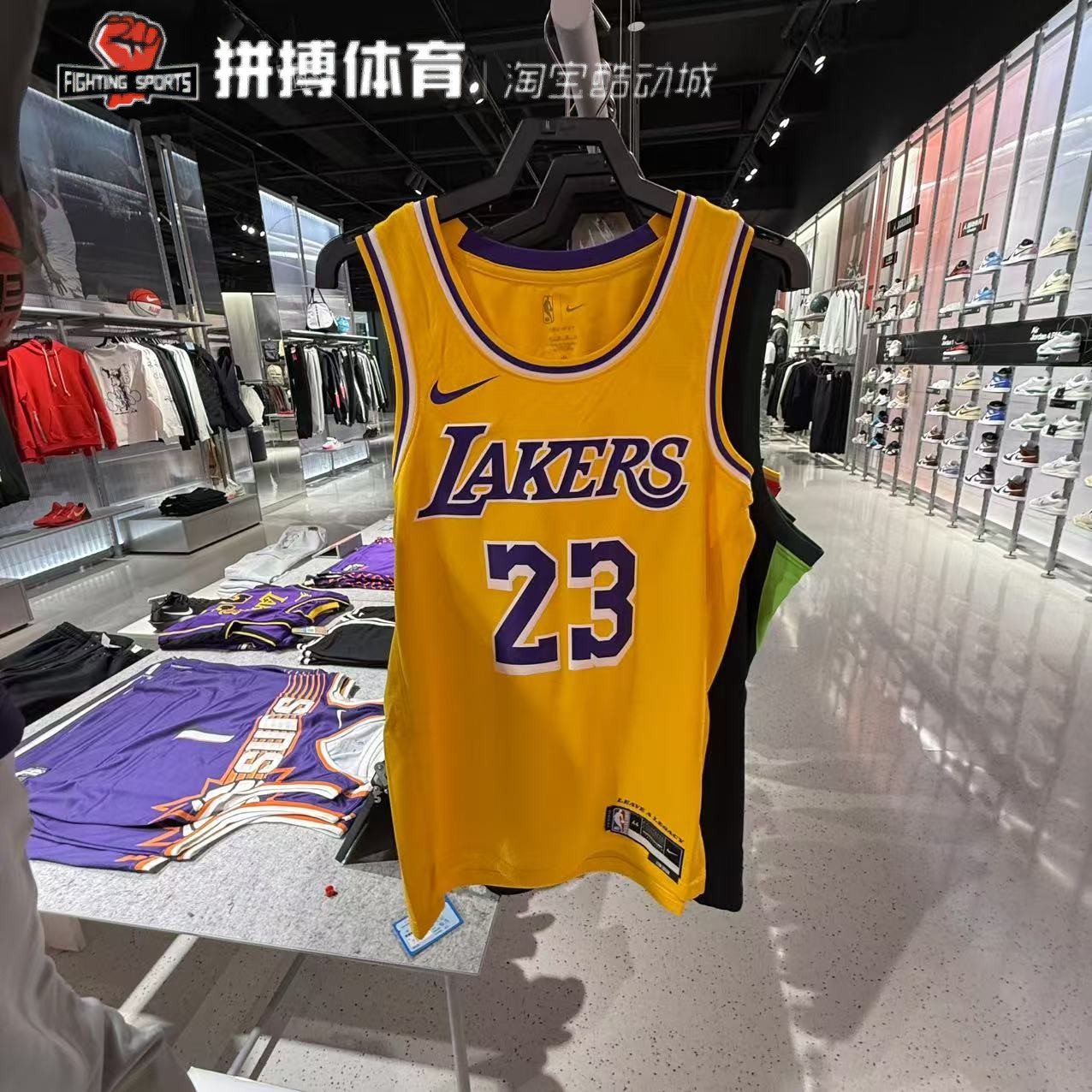 耐克/Nike洛杉矶湖人队男子透气无袖球衣 DO9448 DN2081 DN2009