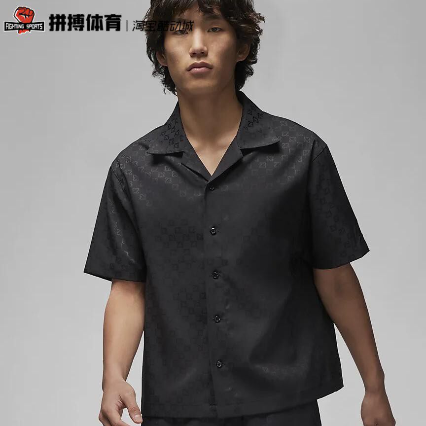 耐克篮球男子翻领衬衫正品