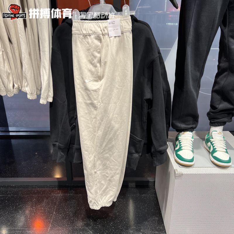 耐克休闲女裤纯棉长裤新款