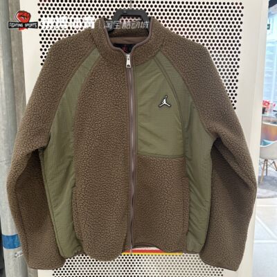 Jordan乔丹羊羔绒飞人夹克外套