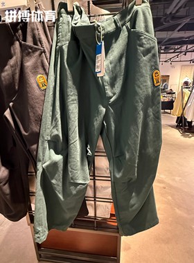 阿迪达斯三叶草2024冬新款学院风运动裤男潮流梭织休闲长裤JC6847