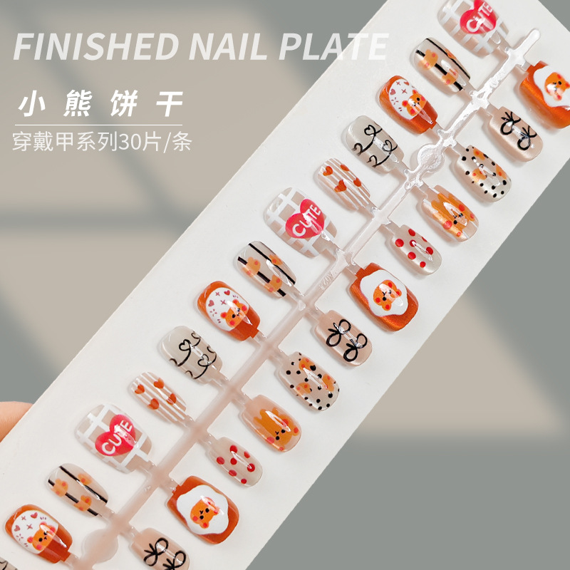 可爱卡通款小熊爱心波点蝴蝶结款