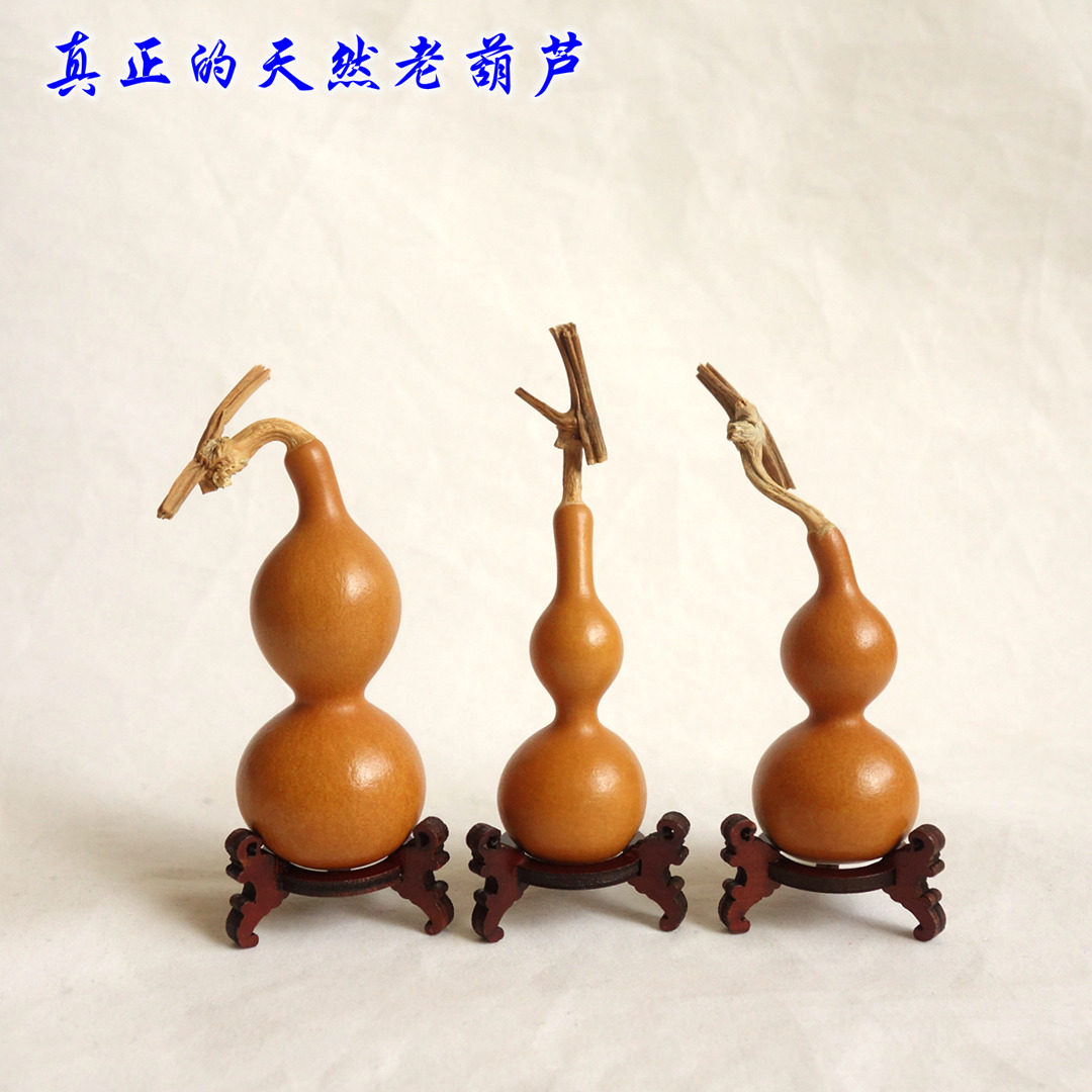 正宗本地天津嘴文玩老葫芦蚂蚁肚皮质细腻小手捻把件摆件一物一图