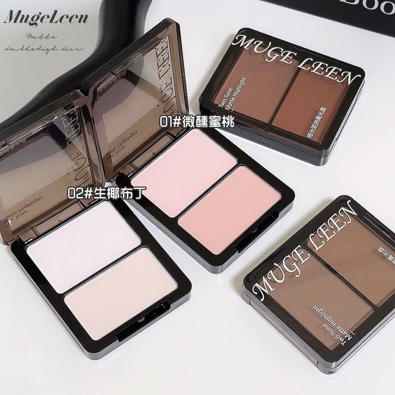 扫哪嘭哪！双色哑光高光 自然立体提亮泪沟 微缎光白色面部修容盘,彩妆/香水/美妆工具,高光,淘宝优惠券,粉丝福利购,淘宝优惠卷