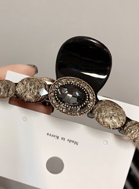10cm/12cm拉丝琉璃质感【抓夹】韩国进口发饰中号鲨鱼夹