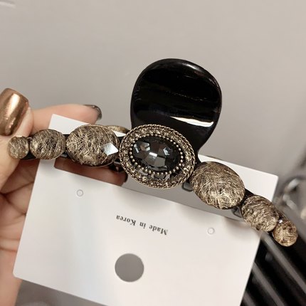 10cm/12cm拉丝琉璃质感【抓夹】韩国进口发饰中号鲨鱼夹