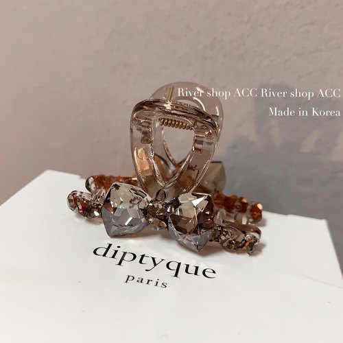 4.5cm闪钻水晶小蝴蝶结【抓夹】韩国发饰小号迷你鲨鱼夹