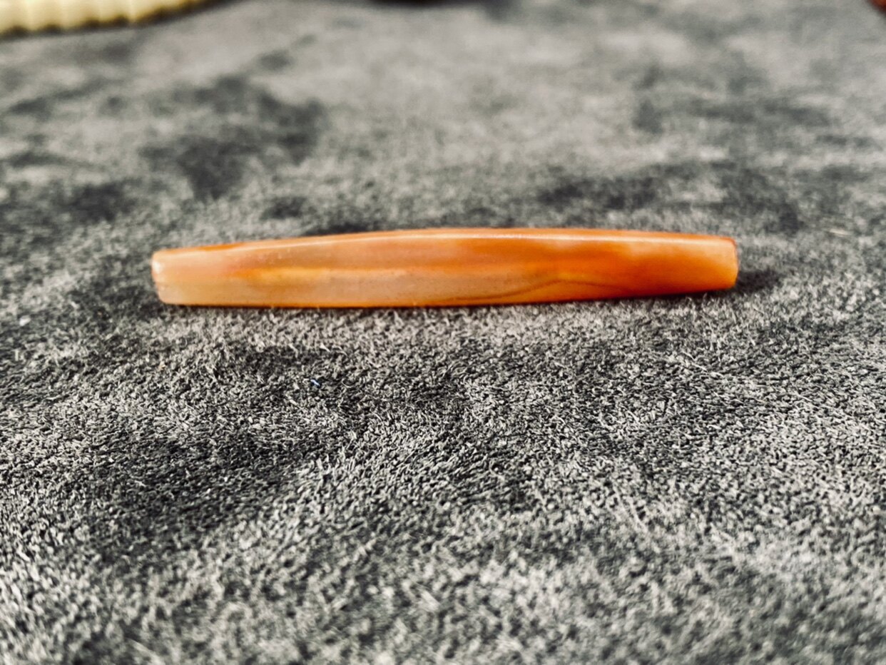 【萨孟河谷】满朱砂红玉髓 玛瑙 非 蚀花 措思 崩系 至纯 天珠