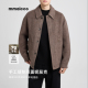 毛呢夹克外套男士 墨麦客美利奴羊毛重磅双面呢大衣男2025秋季 新款