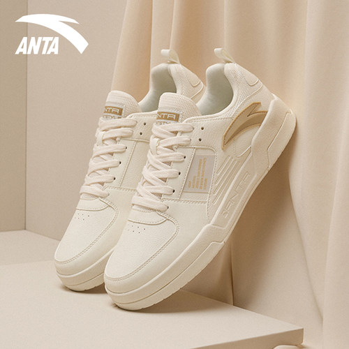 安踏男鞋板鞋2025新款秋冬平板休闲小白鞋官方旗舰店正品运动鞋男