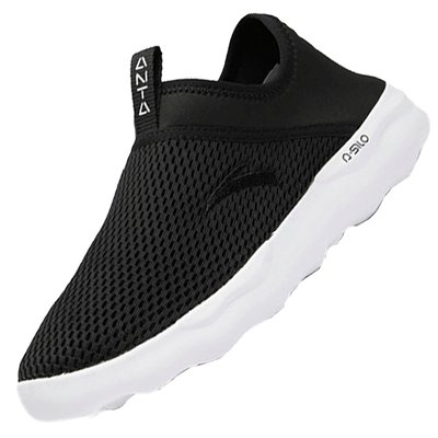 安踏男鞋一脚蹬秋冬网眼透气休闲鞋子懒人鞋网鞋官方旗舰运动鞋男