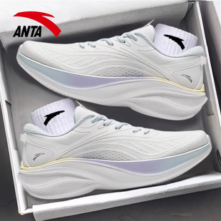 安踏叶子5女鞋跑步鞋2026新款春季学生软底增高网鞋休闲运动鞋女