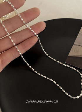 钛钢不掉色项链女简约小众高级感