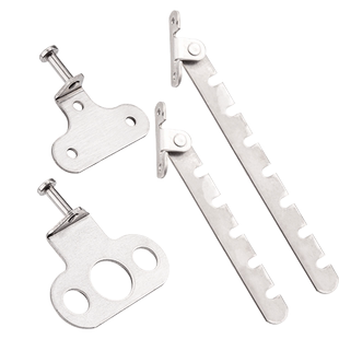 顶谷塑钢窗铝合金窗内外开窗风撑平开窗防风钩开启限位器安全窗锁