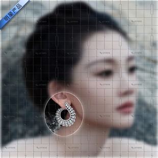 妻子的浪漫旅行苗苗同款乔欣几何C型耳环简约耳圈个性耳饰耳钉