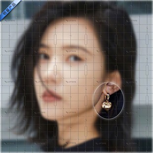 城中之城沈婧同款耳环女爱心金属风耳钉2025新款爆款陈昊宇百搭饰