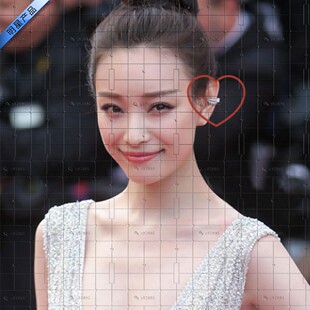 流金岁月倪妮同款耳环明星锆石耳骨夹女高级感无耳洞女小众耳饰