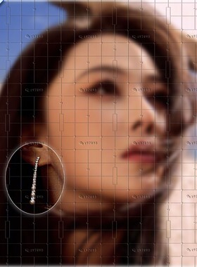 危险的她第二季乔薇张馨予同款耳环耳饰几何高级长款2025新款