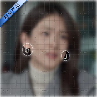 凡人歌陈昊宇谢美蓝同款耳环银针复古欧美耳圈设计感耳饰小众耳钉