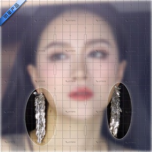 是妈妈是女儿2李嘉格同款耳环女ins小众设计感高级轻奢气质耳饰潮