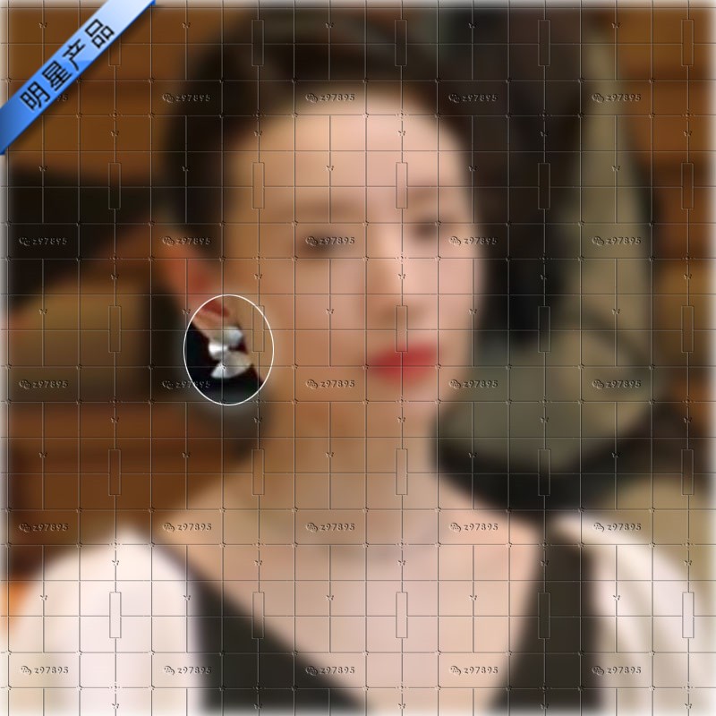 半熟男女董洁曾诚同款扇形折纸耳环高颜值高级感百搭时尚耳饰