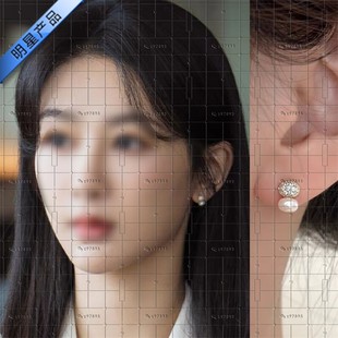 承欢记麦承欢杨紫同款耳环珍珠复古简约百搭2024新款百搭耳钉耳饰