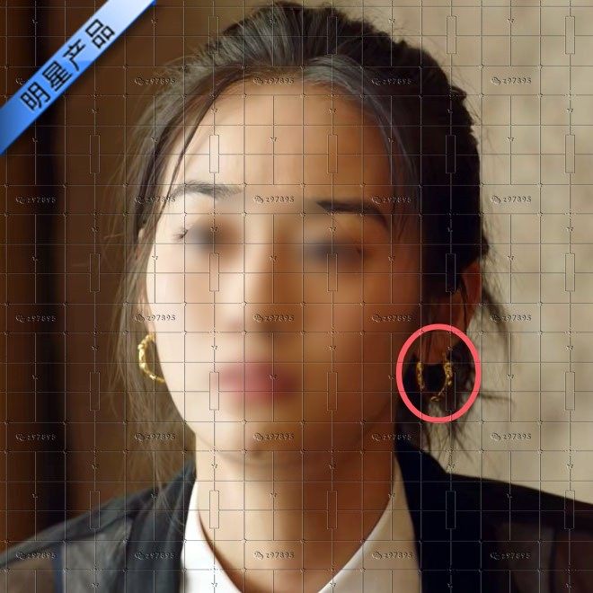 简言的夏冬谢千朵范帅琦同款耳环c形不规则防过敏2024日韩新款