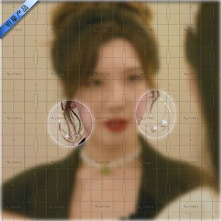 再见已是白月光戴燕妮周棉同款复古冷淡风几何圆圈耳环圆形耳饰品