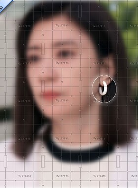 以美之名贾静雯周静雯同款耳环S925银针白色C形耳圈个性时尚耳饰