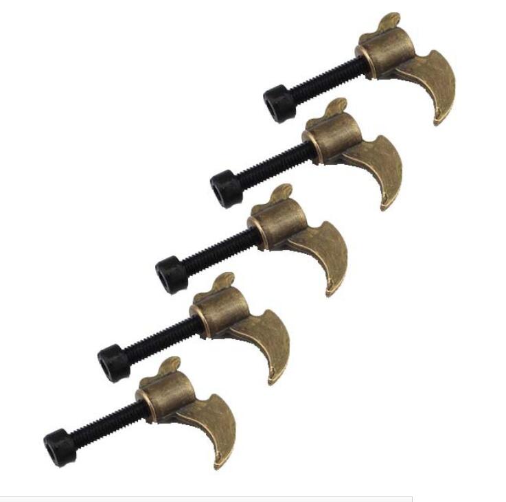 纯铜死神镰刀卡手柄螺丝 纹身机卡扣 纹身机配件 触电杆 四方铁