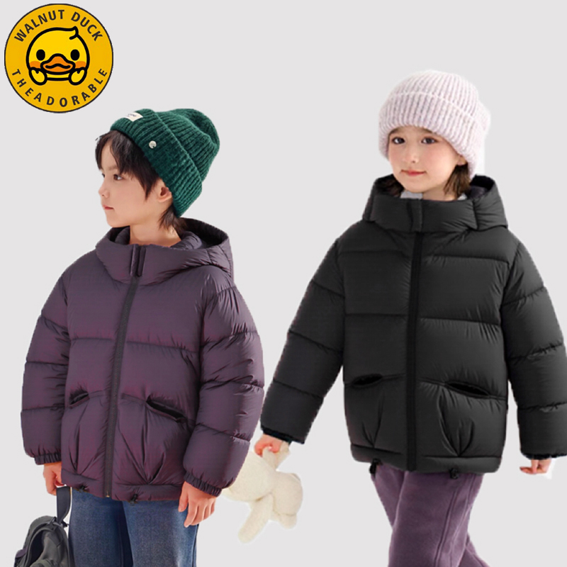 小黄鸭童装男女童新款休闲儿童羽绒服冬装加厚连帽外套XT664-XYY