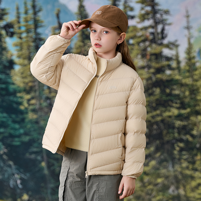 儿童羽绒服中大童轻薄短款排骨内胆外穿亲子装2025秋冬男女童外套