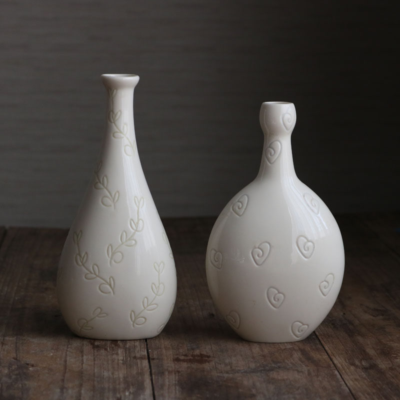 w1962美国lenox诞生石系列陶瓷浮雕装饰可爱细口优雅美式花瓶插花