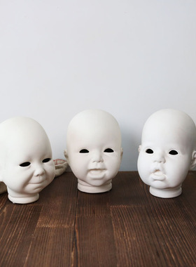 w1962外贸洲高温陶瓷素体摆件