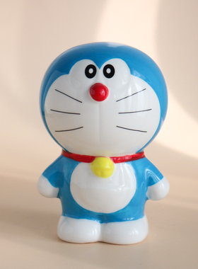 w1962出口陶瓷小叮当送孩子摆件