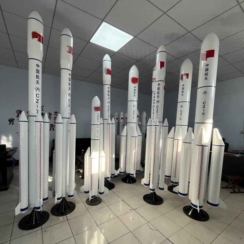 大型火箭模型长征系列五号七号