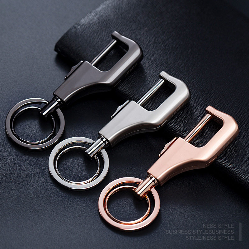 jobon中邦商务汽车钥匙扣腰挂挂件创意简约钥匙圈环车匙扣匙链礼