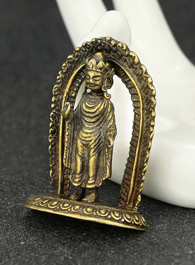 袖珍小佛像藏密尼泊尔铜