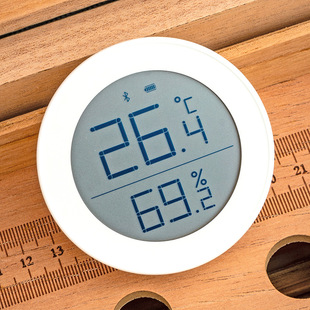 鲁宾斯基商务经典款简约典雅蓝牙电子温湿度计磁吸式电子温湿度表