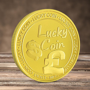 纯手工匠复古法作旧收典藏礼纪念硬币章幸运币lucky coin金属许愿